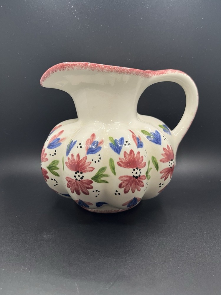 Beautiful Mediterranean Style Pitcher 6”