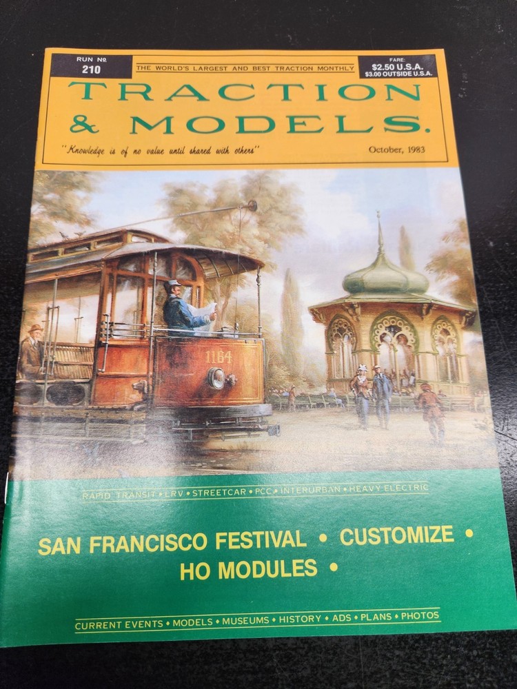 4 Issues of 1983 Traction & Models - Model Railroads