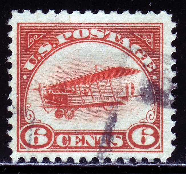 USED #C1 CURTISS JENNY. MEDIUM FINE 1. SCV $30