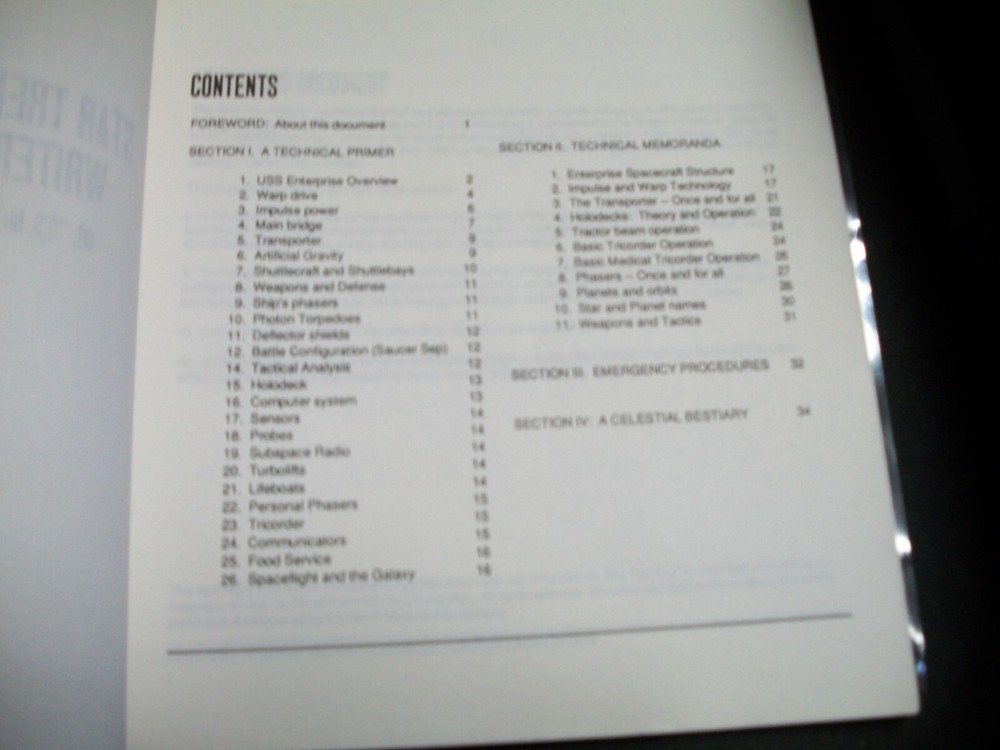 Star Trek The Next Generation 3rd Season Writer's Technical Manual