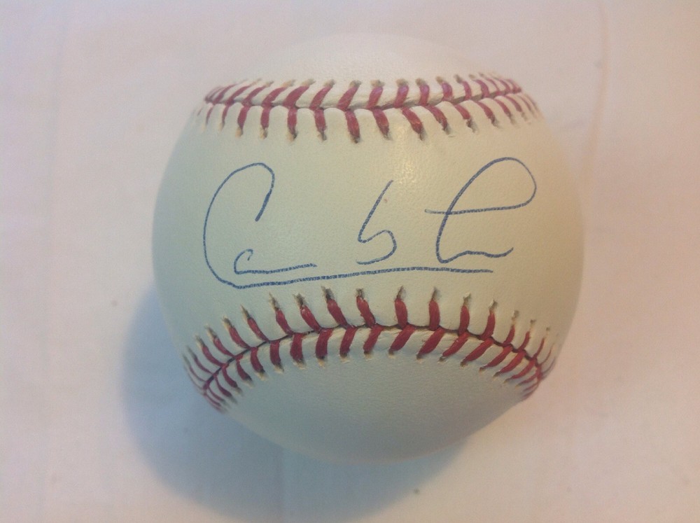 Carlos Lee Signed OMLB Baseball Autograph Ball