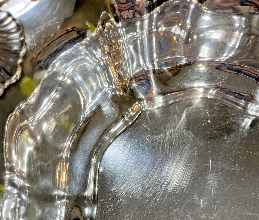 Solid Sterling Silver Whiting MFG Co Chased Bowl 468Gr. No Mono. Outstanding!
