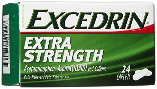 4 Pack Excedrin Pain Relief Caplets Extra Strength 24 Each