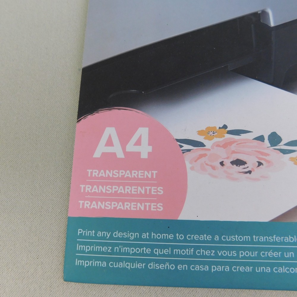 We R Memory Keepers Spin It Waterslide Paper A4 Transparent 4 Pages #2575