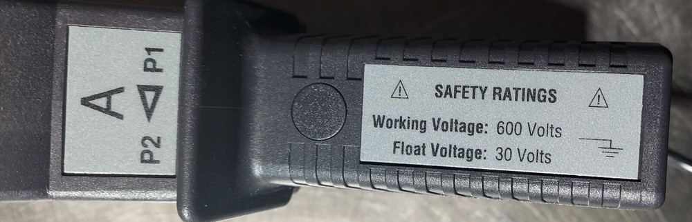 AEMC AC Current Probe Input: 1-1200 A RMS. Output: 1 mV AC/A AC. (A-Red)