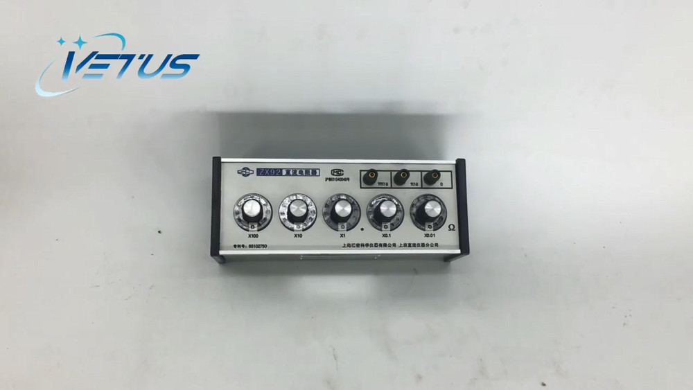 DC Resistance Box 5 Dials Decade Resistor DC Resistor with Range 0.01-1111.10Ω