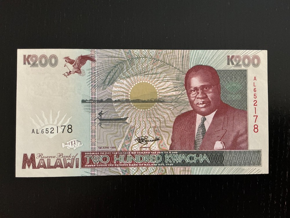 Malawi 200 kwacha 1995 UNC P-35