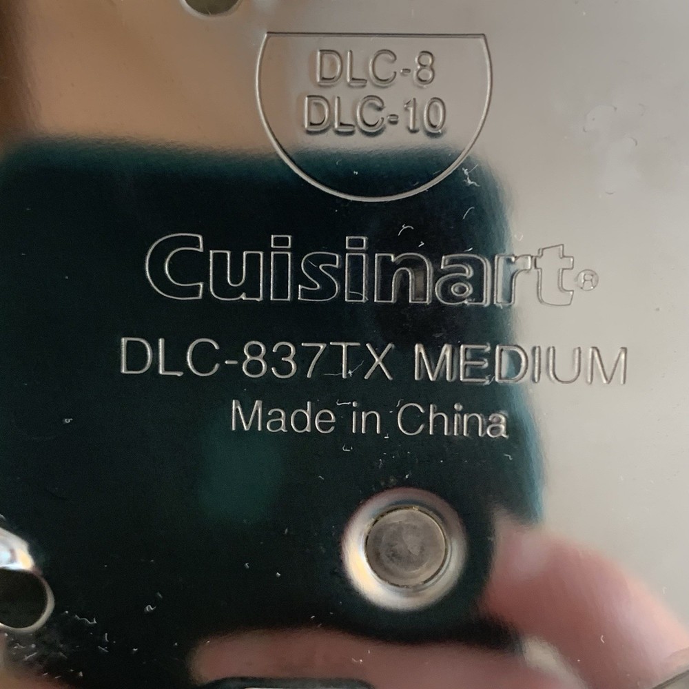 Cuisinart Prep 7 Food Processor Disc Blade DLC-8 DLC-10 & Stem DLC-10 Replace