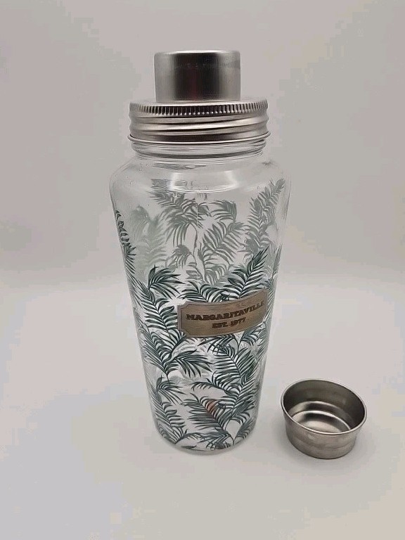 Margaritaville Glass Shaker Tropical Pattern Replacement 27oz