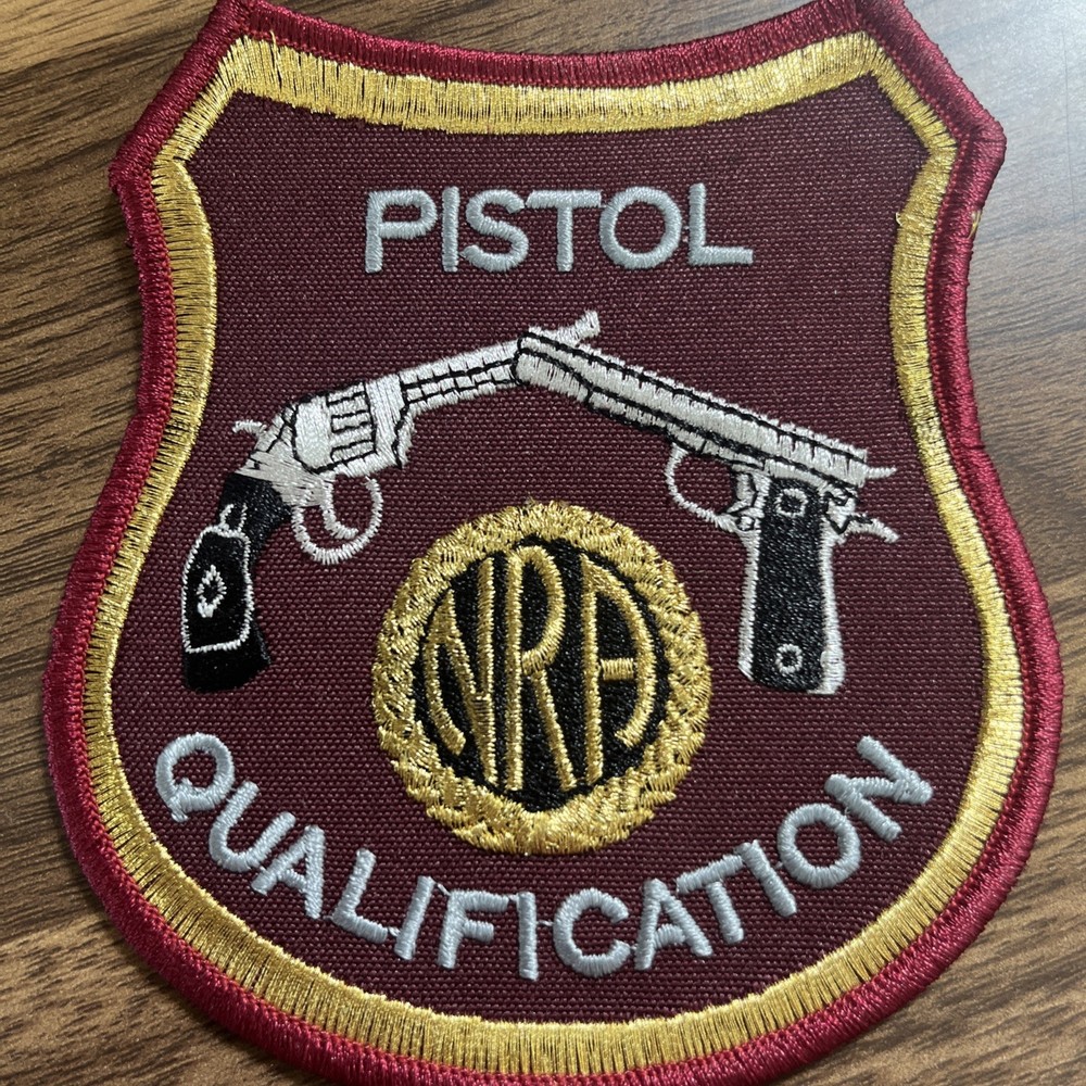 NRA Handgun Qualification Program Patch Marksmanship Award Badges
