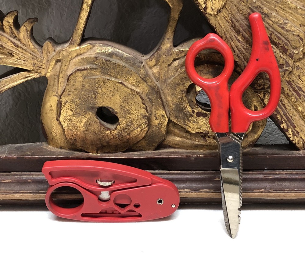 Harris Cat 5 Cable Stripper & Harris Scissors