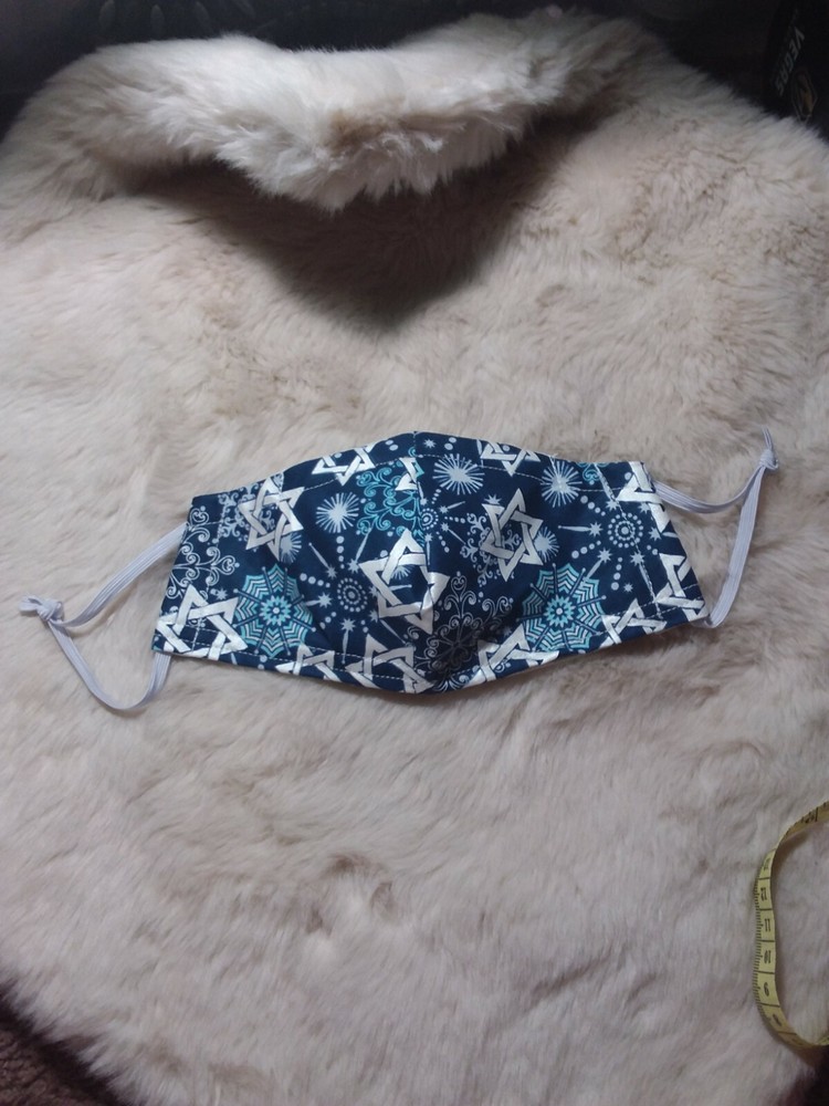 Hanukkah Cotton Face Mask Small