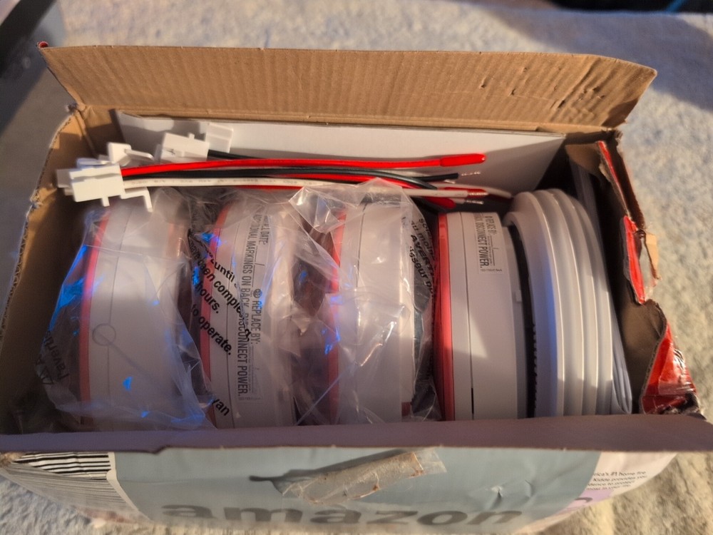 KIDDE 20SAR Smoke Alarm Hardwired Interconnected w Backup & LED 4Pack