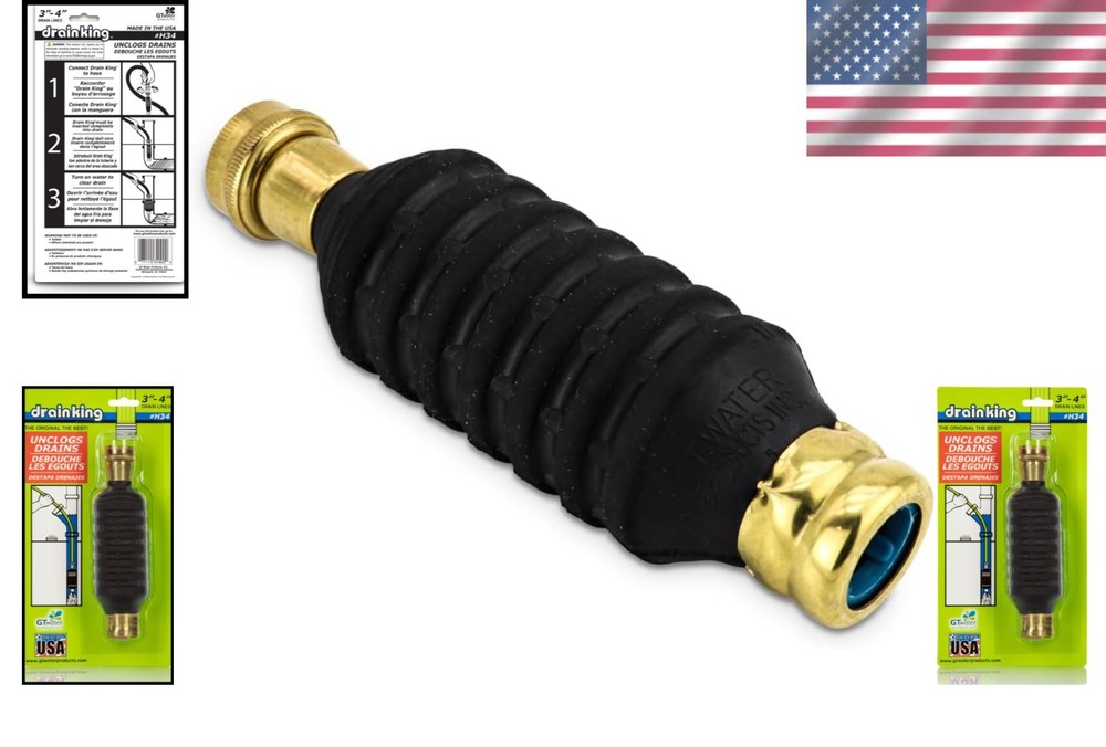 H34 Deck Drain & Main Line Cleaner