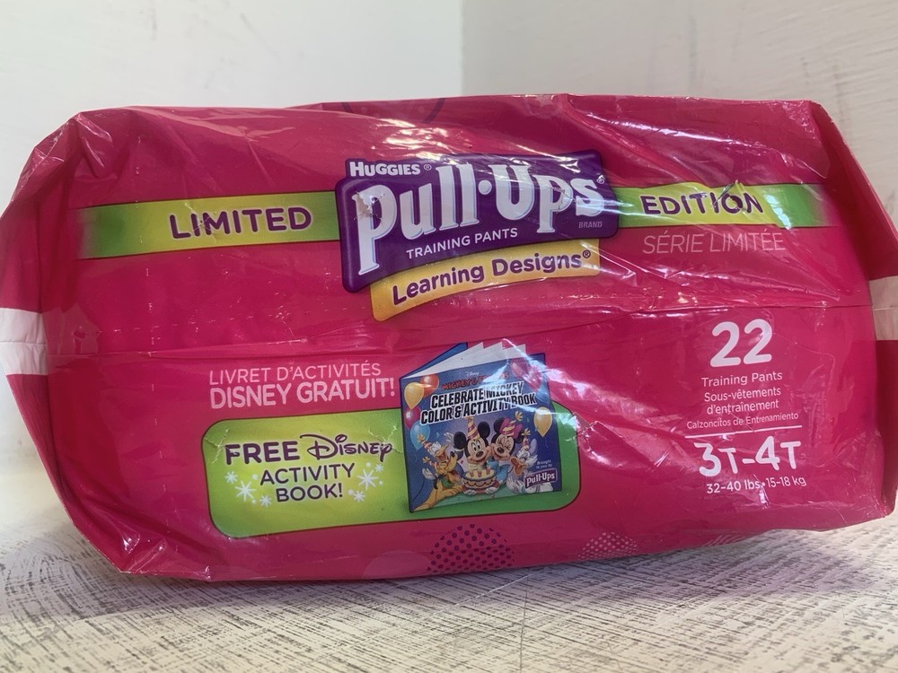 3-4T Vintage Limited Edition Huggies Pull-ups Doc McStuffins / Minnie Mouse