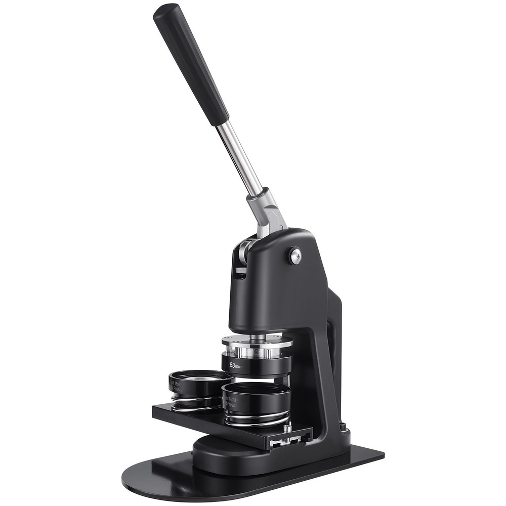 Button Maker Machine Plastic Pin Maker 1.26/2.28/2.95 inch 3-in-1 300pcs