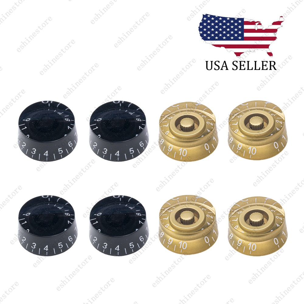 Guitar Speed Dial Knobs 24 Fine Spline Control Knobs For Gibson Les Paul