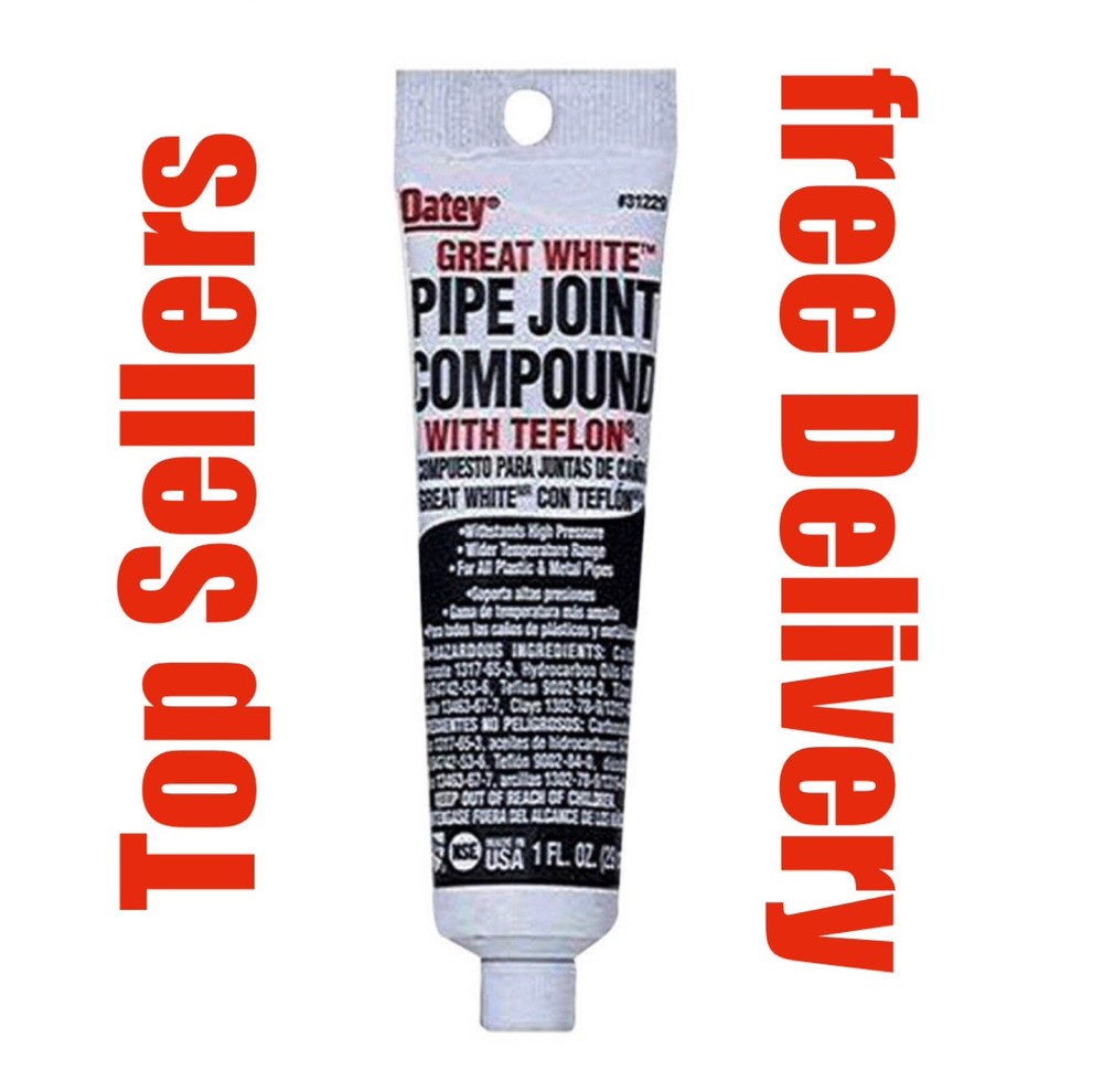 Oatey  Great White  White  Pipe Joint Compound  1 oz.