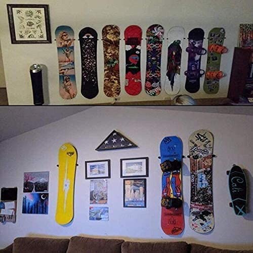 Ski/ Snowboard Storage Rack, Snowboard Display Rack, Wall Mount Storage
