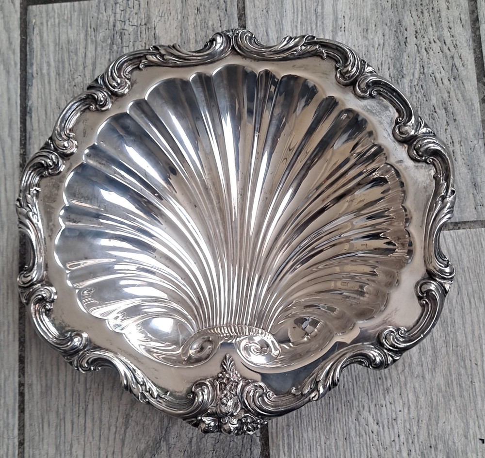 LATE 1800S SILVER PLATED FRUIT CANDY DISH