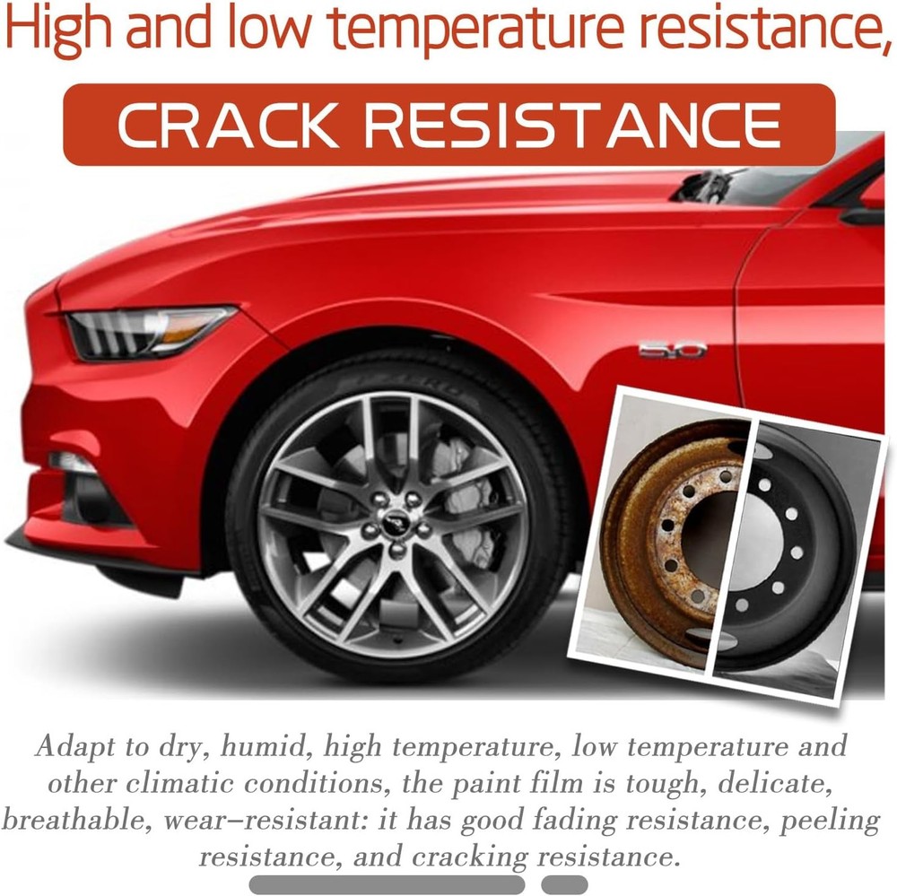 Rust Conversion Agent 300g, Multi-Functional Anti-Rust Paint, Black