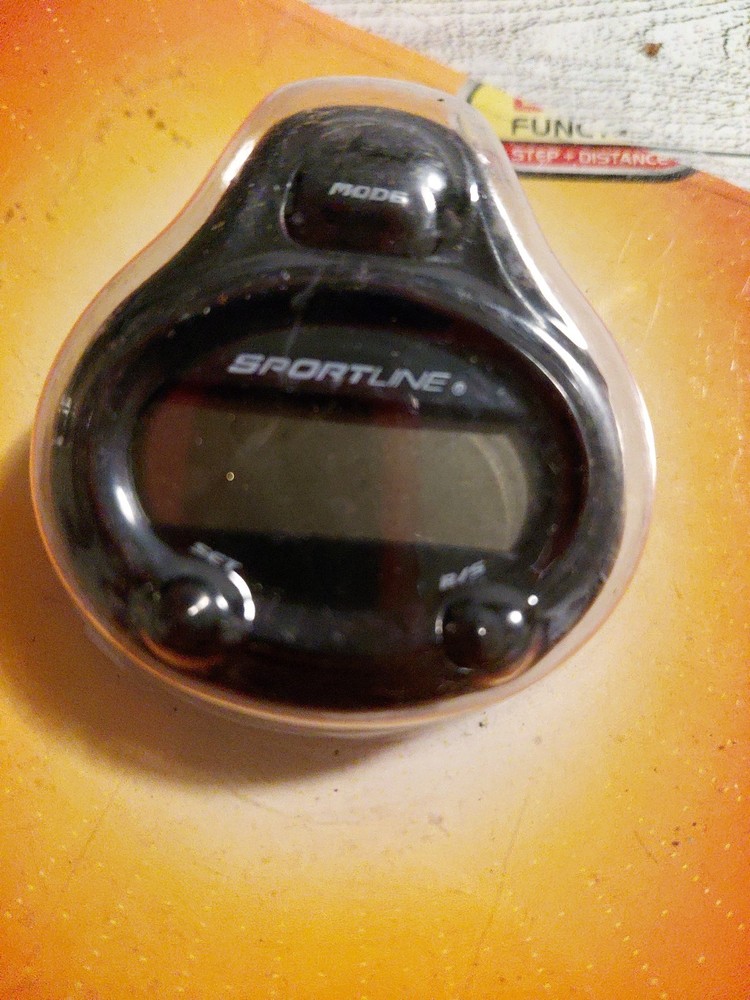 Sportline Step & Distance Pedometer Dual Function Easy To Use (Need Battery)