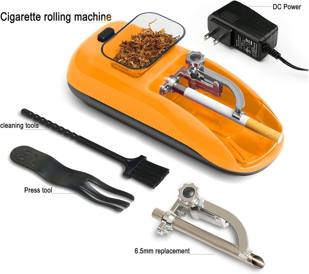 Cigarette Machine Automatic Electric Rolling Roller Tobacco Injector Maker NEW