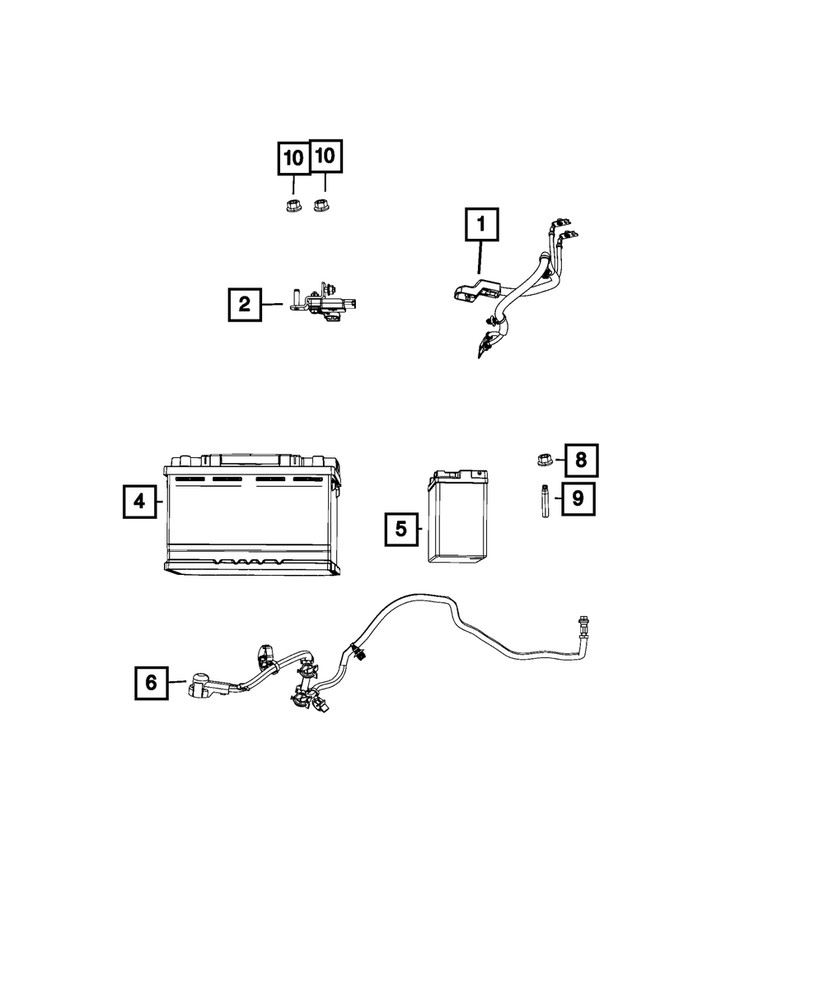 Genuine Mopar Battery Sensor 68289207AC