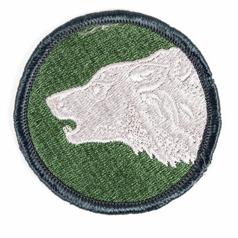 Unissued US Army 104th Infantry Division Dress Uniform black bordered patch m/e