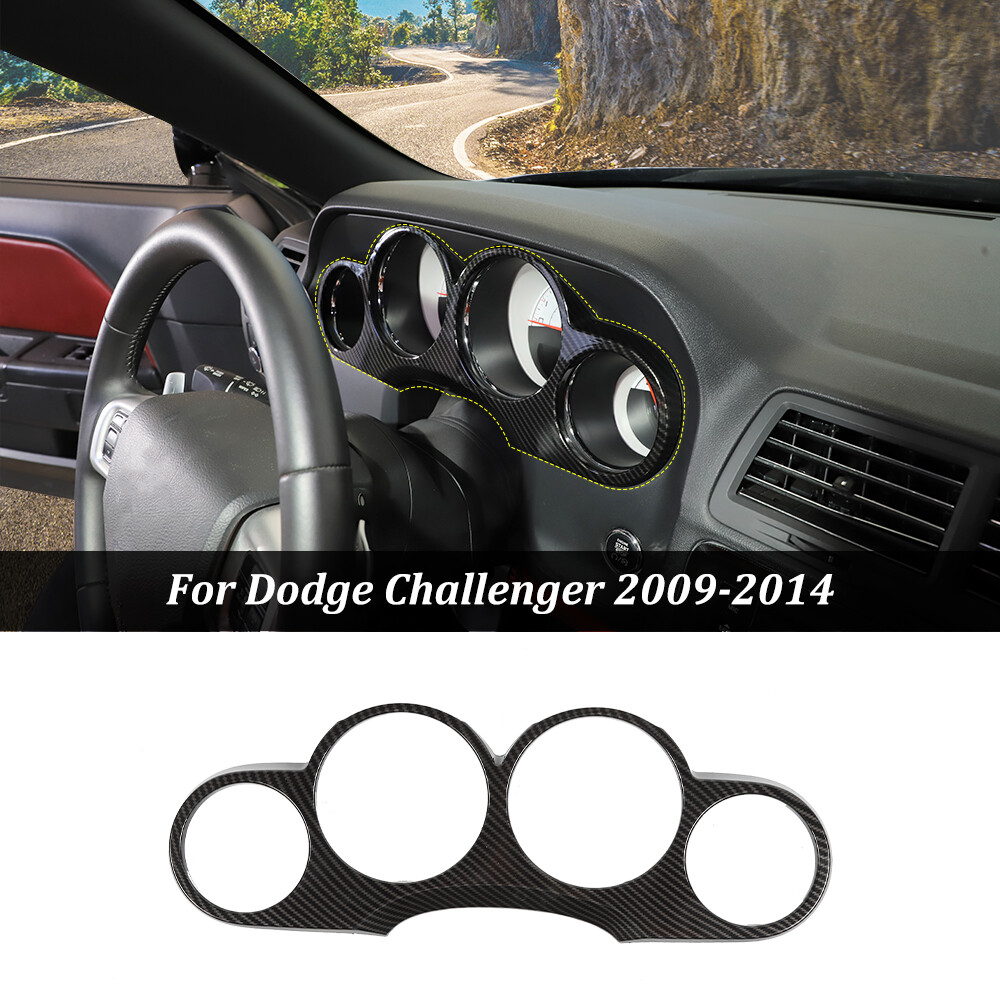 For Dodge Challenger 09-14 Carbon Full Decor Center Console Panel Cover Kit,16pc