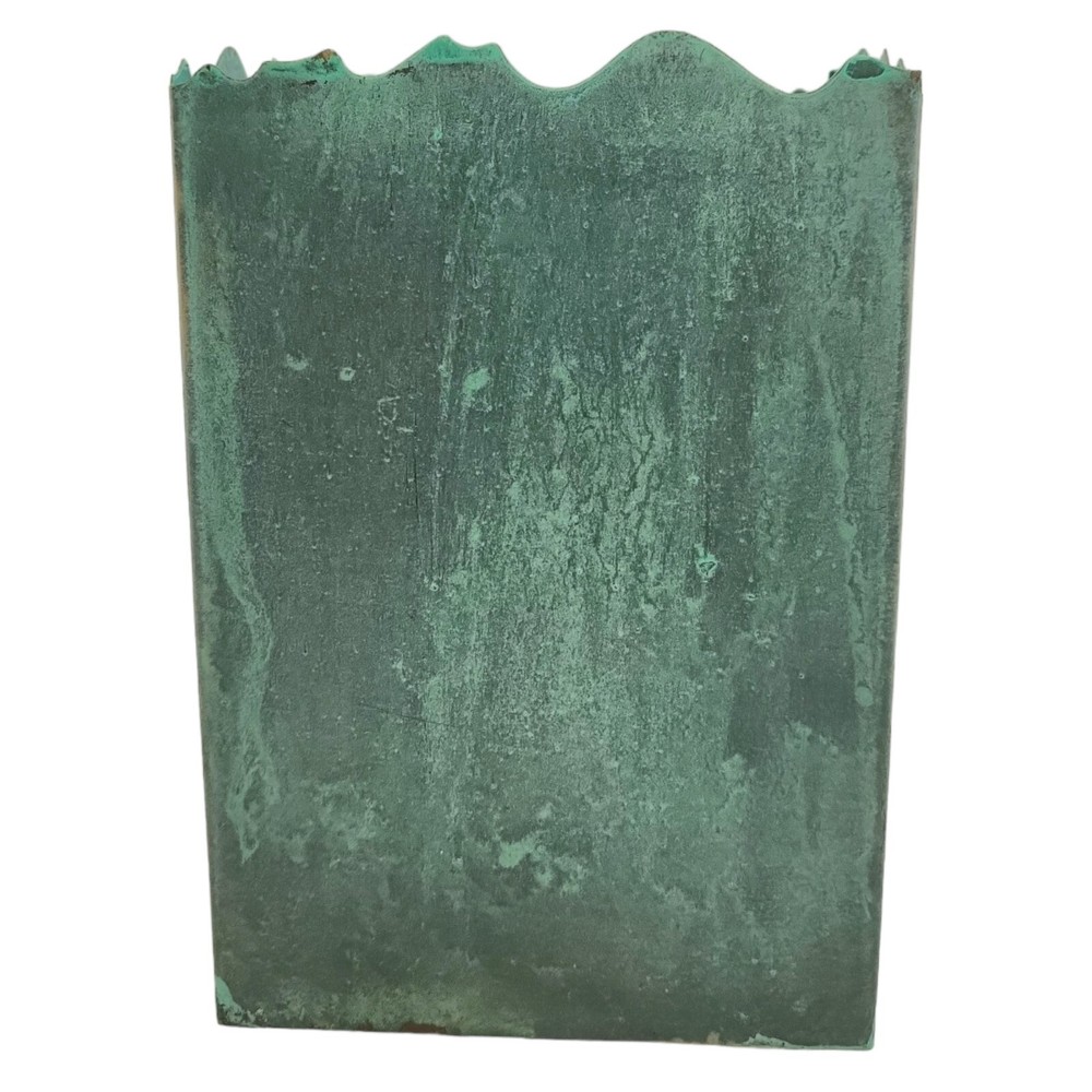 Decorative Tin Container With Cut Out Design