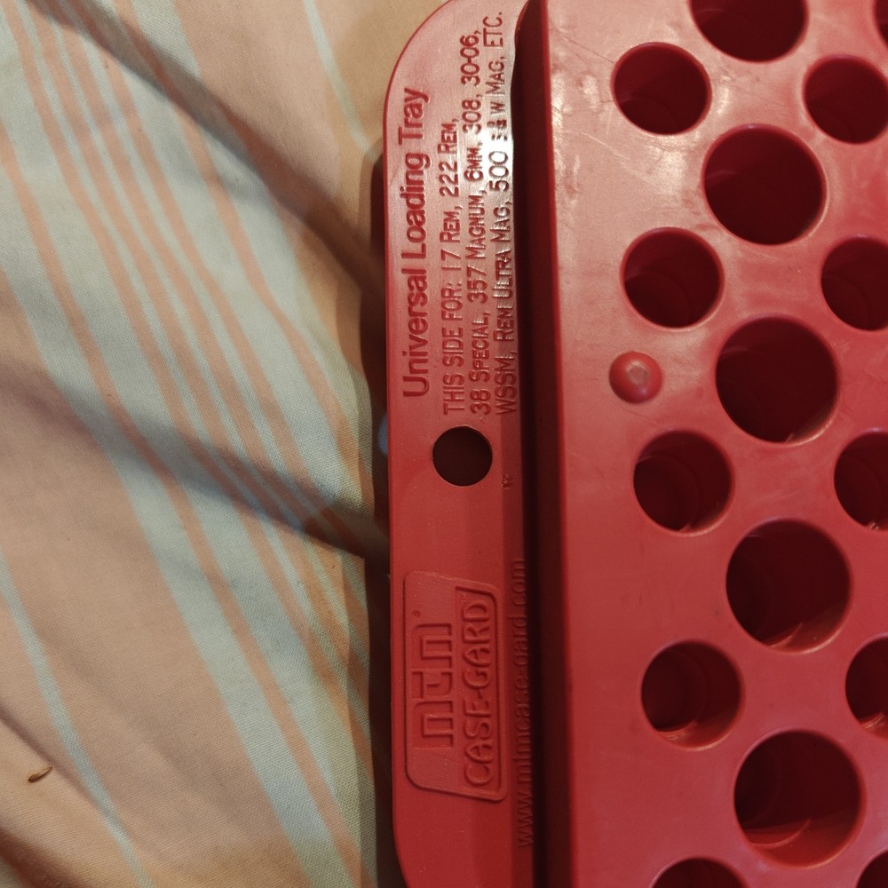 2 MTM universal plastic loading block, reloading cartridge trays