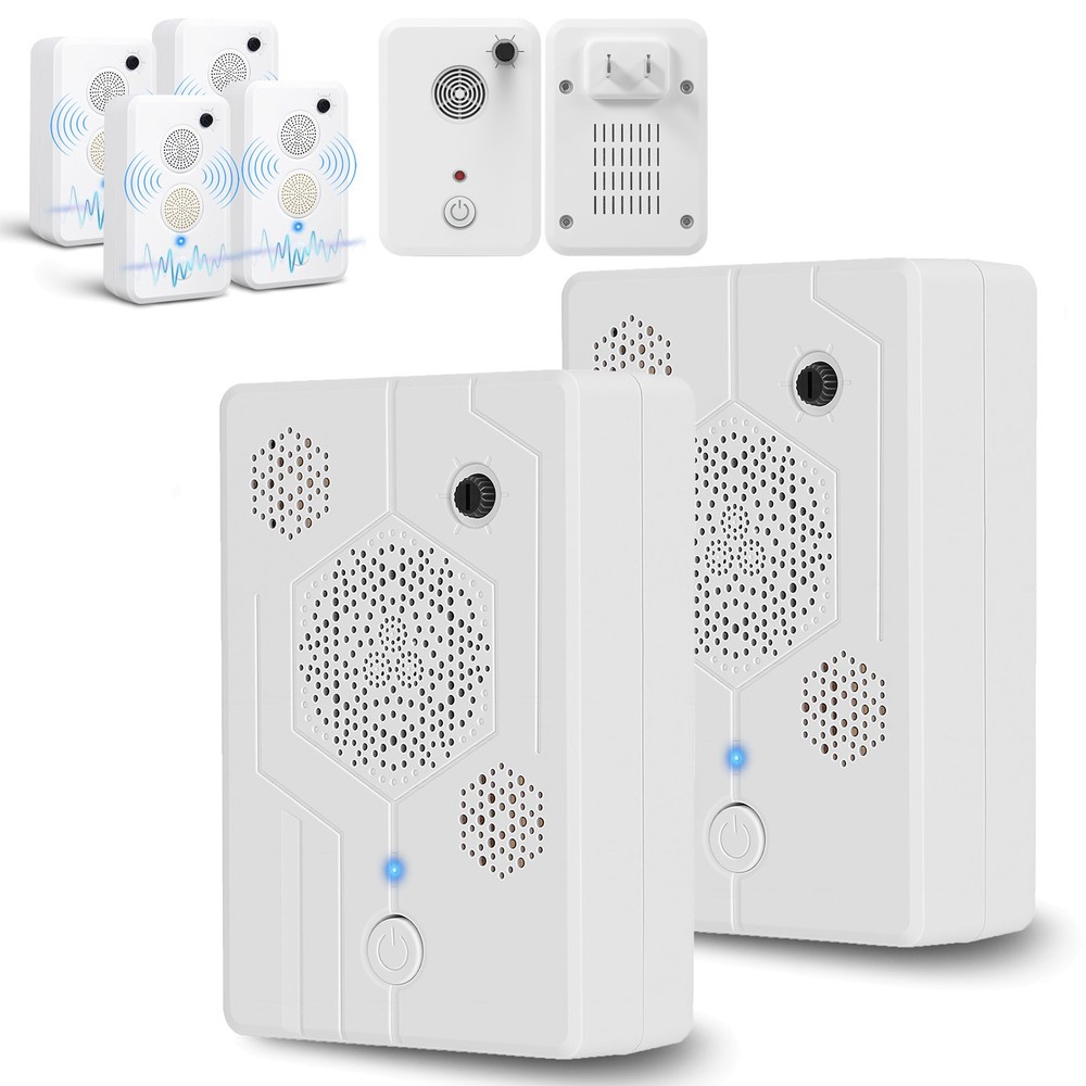 2/4Pack Ultrasonic Bat Repellent Devices Bat Fortress Exclusion Repeller Device