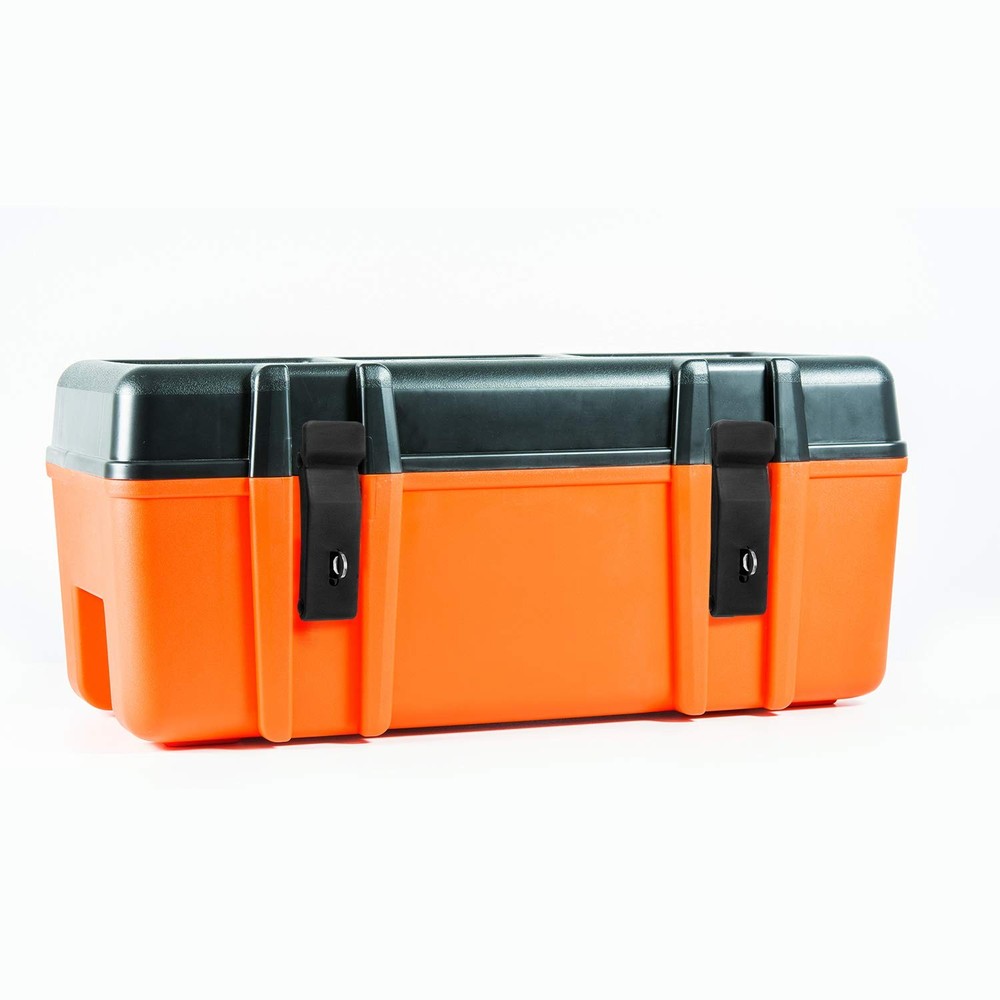 2 Pieces Rubber Latch Flexible Front Storage Rack 4 Inch with Hole, Over...