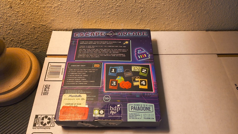 Paladone Escape From The Arcade Interactive Game – Great for Classroom