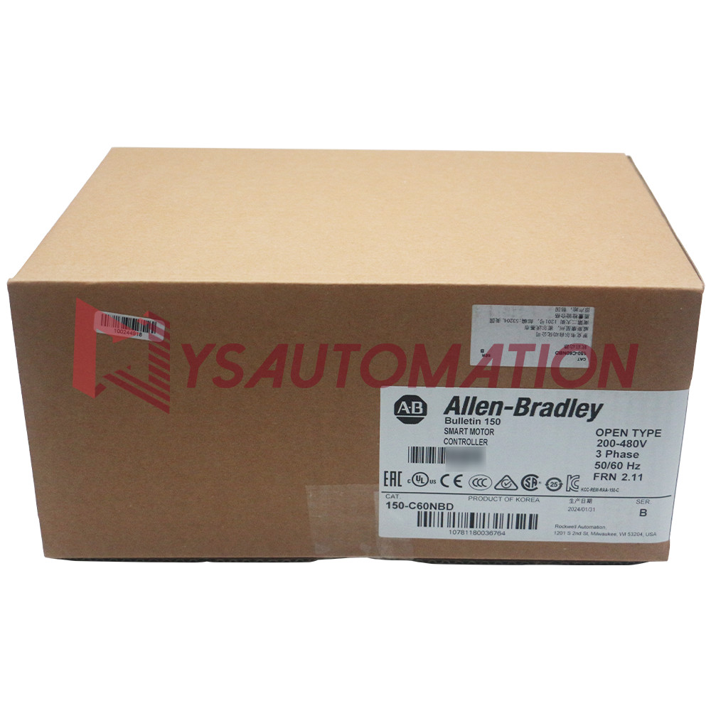 Allen Bradley 150-C60NBD SMC-3 60A Smart Motor Controller Factory Sealed YG