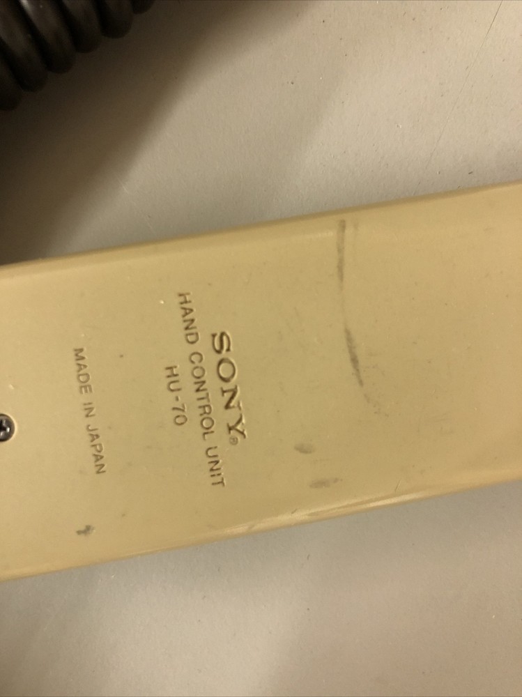 Sony HU 70 dictation microphone