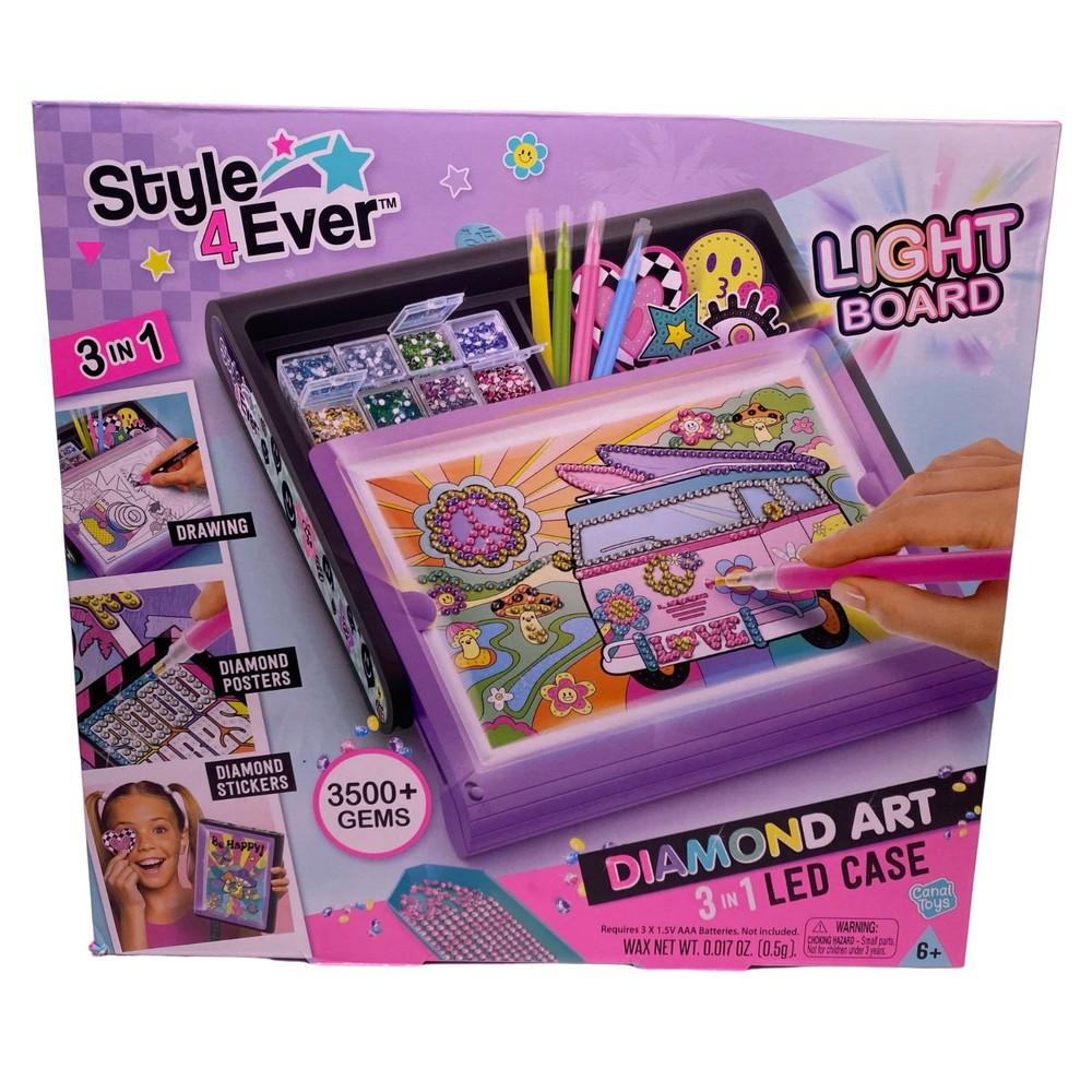 Style 4 Ever Diamond Art LED Case Light Board Kit 1 Pack