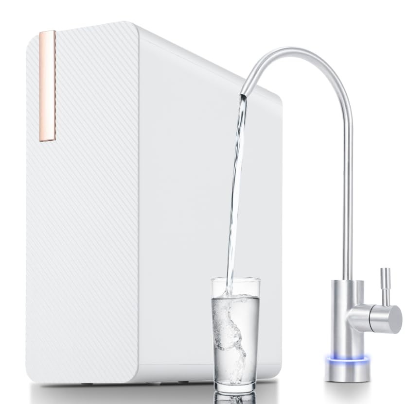 Reverse Osmosis Water Filtration System 5 Stage RO Filter Real-Time TDS Display