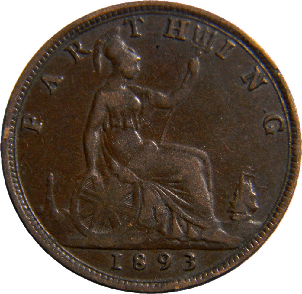 Great Britain 1893 Farthing (04951)