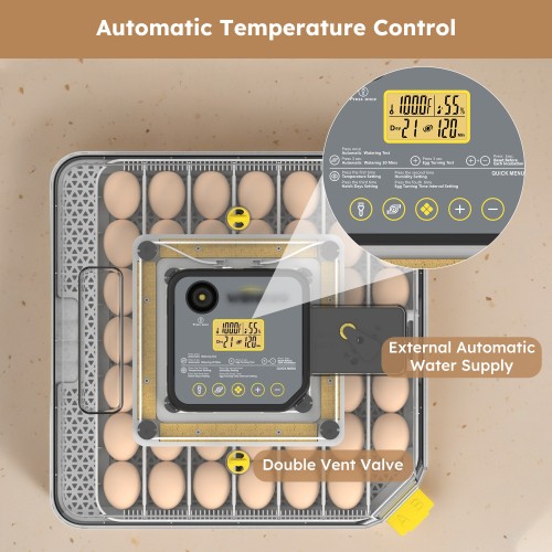 Incubators for Hatching Eggs Automatic Egg Turning Humidity Control for Chicken