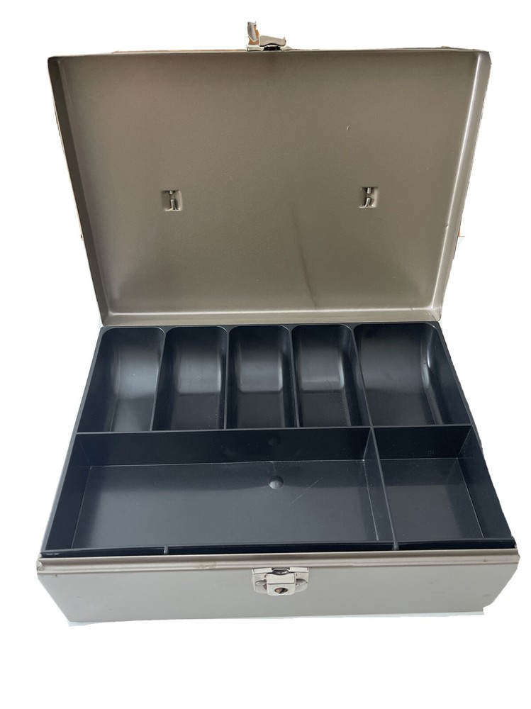 Metal Money Box with Tray