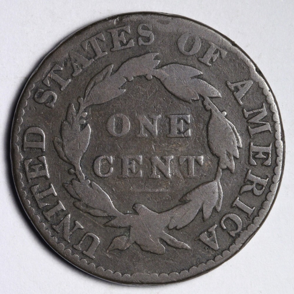 1827 Coronet Head Large Cent CHOICE GOOD E121 T