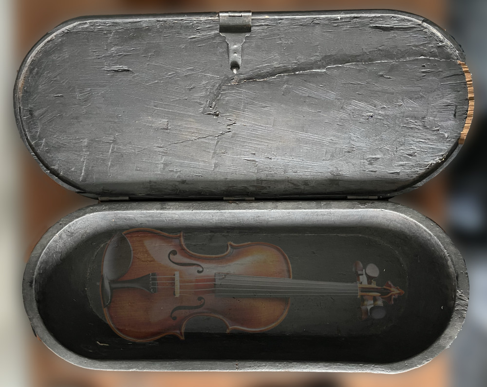 Vintage Wooden Violin Case
