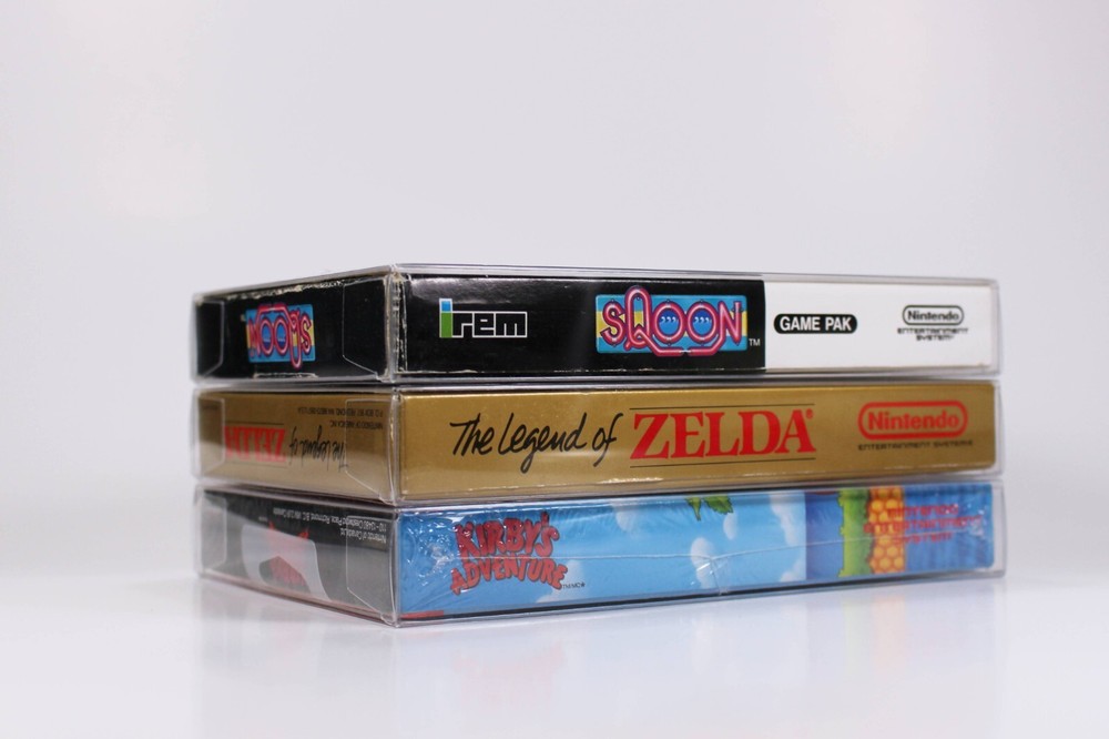 25 NES Box Protectors Clear Plastic Boxes Case for CIB Complete Sealed Protector