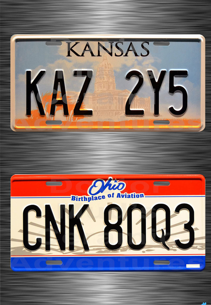 Both SUPERNATURAL  License Plates  -  READ DESCRIPTION
