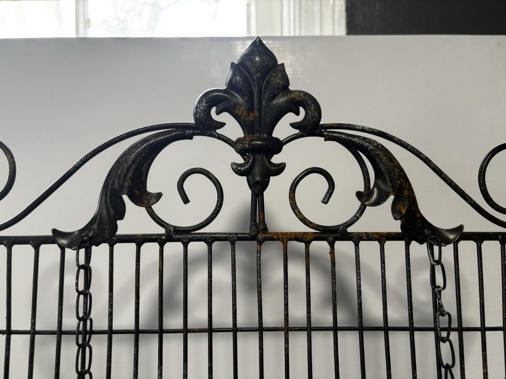 Antique Style Metal Book Stand With Weights