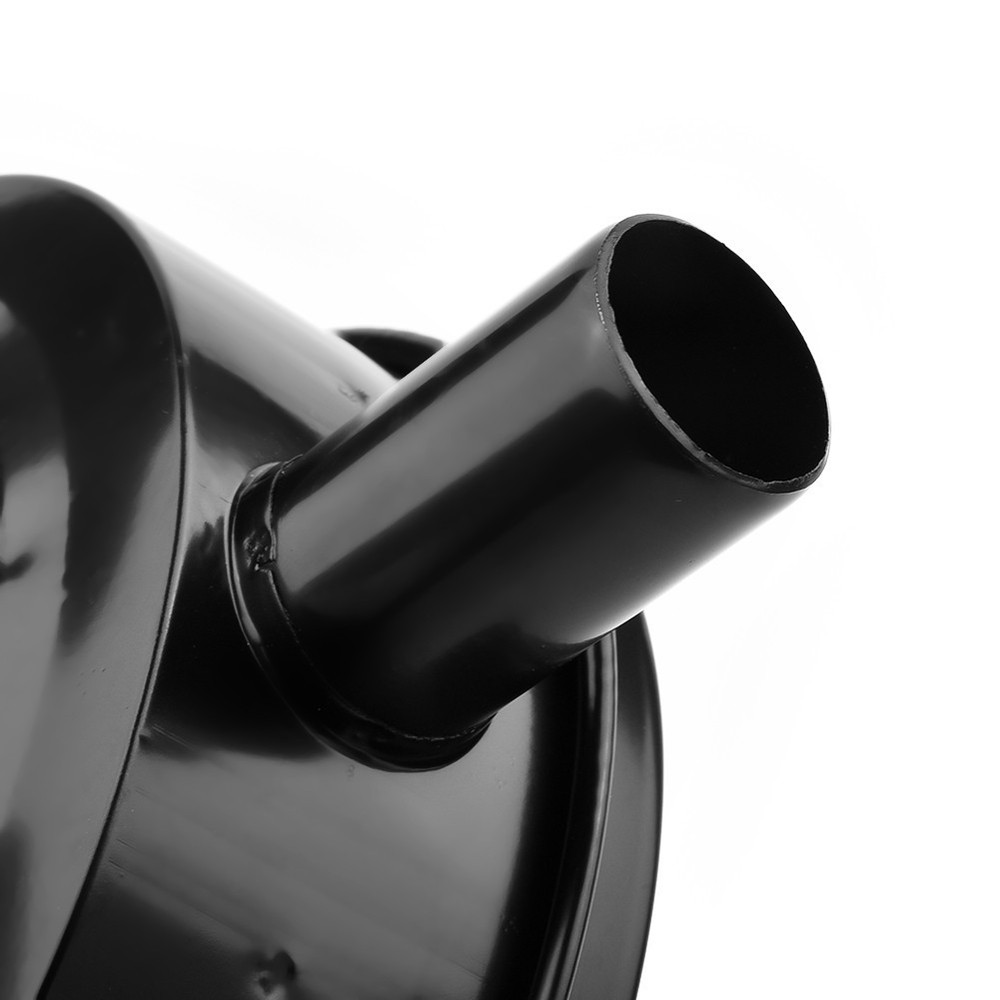 Compressor Male Threaded 32mm Air Intake Silencer Filter Metal Shell,150mm