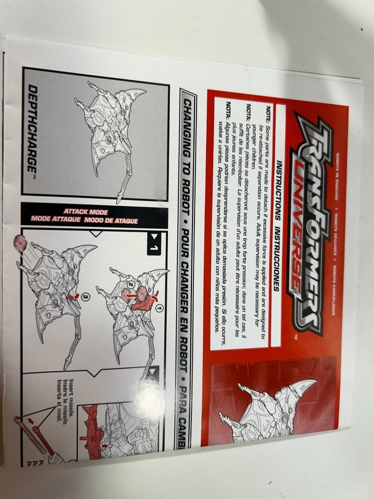 Transformers Universe Depthcharge and Dinobot lot