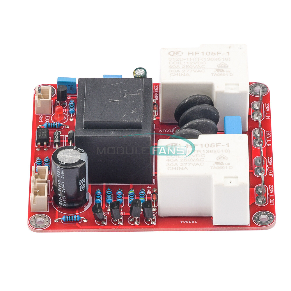 Class A High Power Amplifier Power Delay Soft Start Temperature Protection Board
